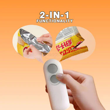 SealPro Mini – 2-in-1 Rechargeable Packet Sealer & Cutter
